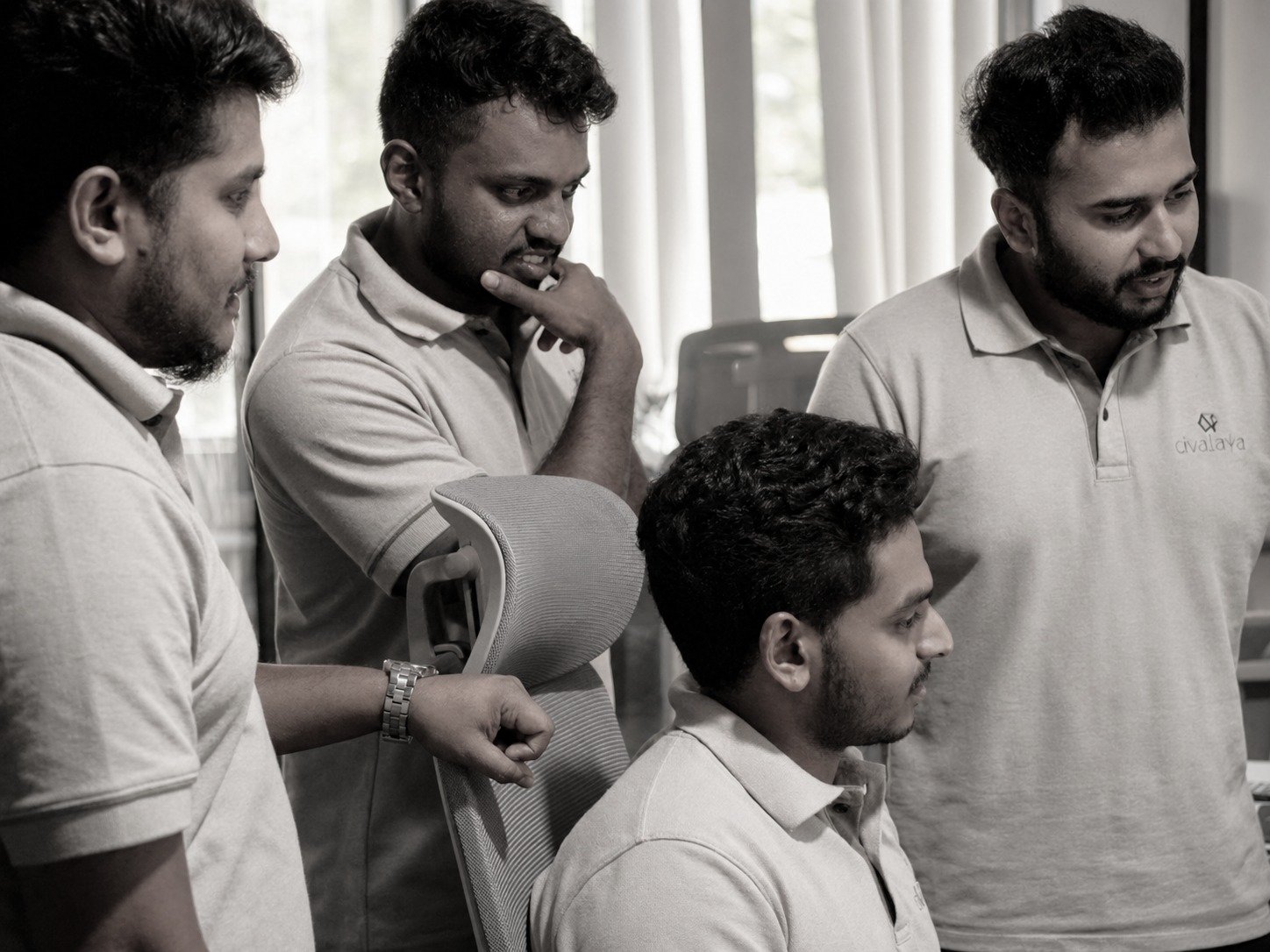 Architects working